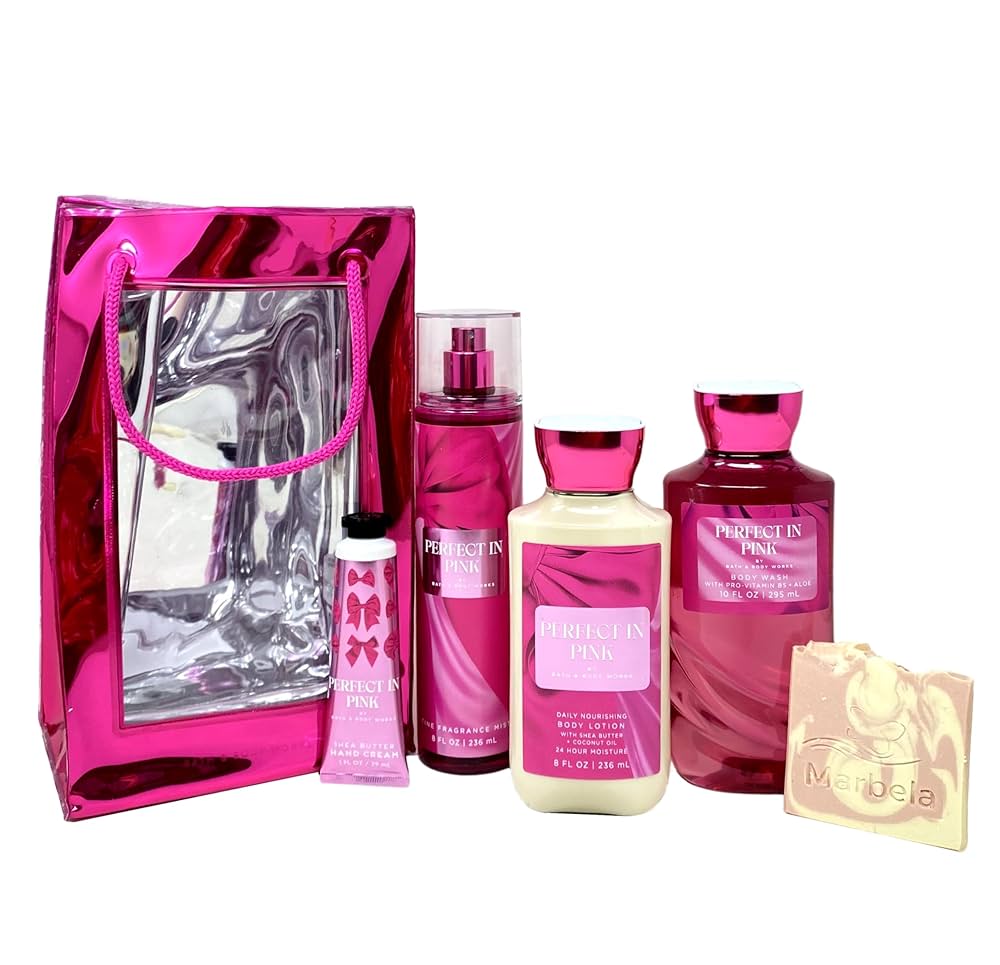 Amazon.com : Bath & Body Works Perfect In Pink Deluxe Gift
